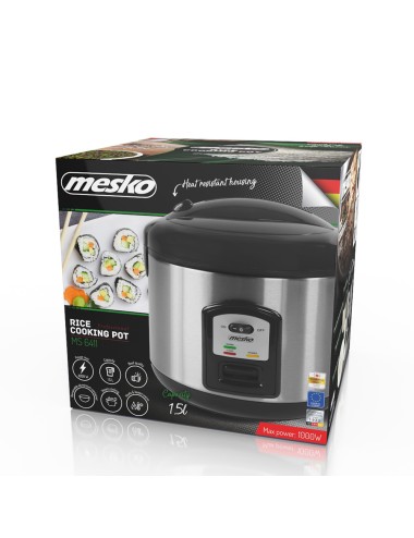 Olla arrocera ms 6411 1000 w 1,5 l