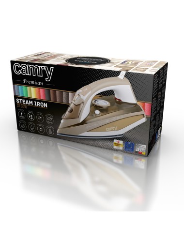 Plancha de vapor cr 5018, revestimiento cerámico, 3000 w