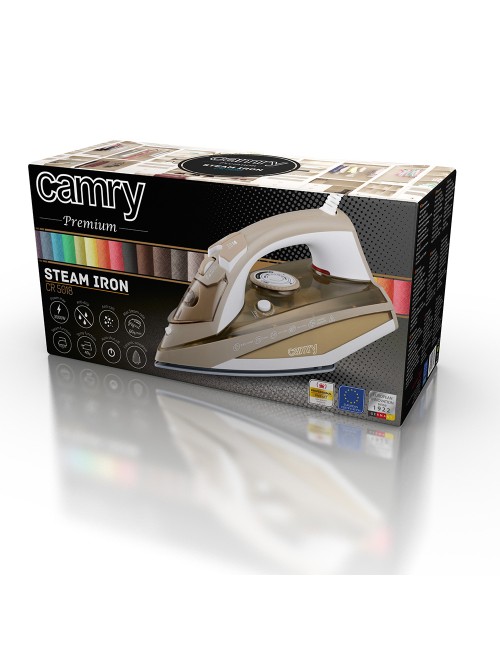 Plancha de vapor cr 5018, revestimiento cerámico, 3000 w