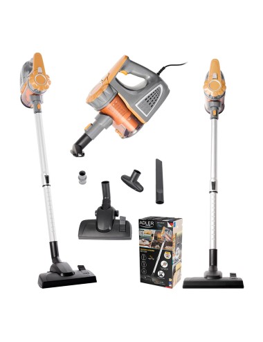 Aspiradora escoba ad 7036 con cable, sin bolsa, 800 w