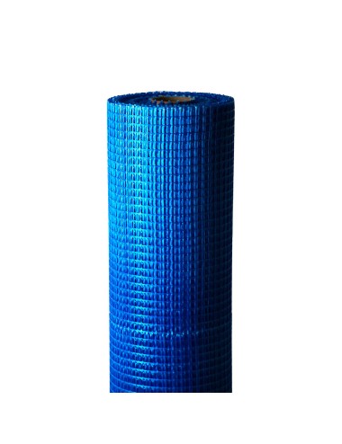 Malla revoco mortero 10 x 10 mm azul 1 x 50 m