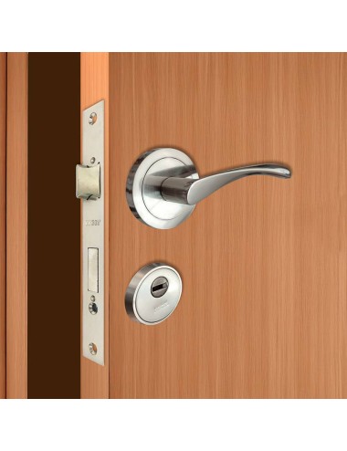 Cerradura embutir c/c cre04 40/47 mm latonado