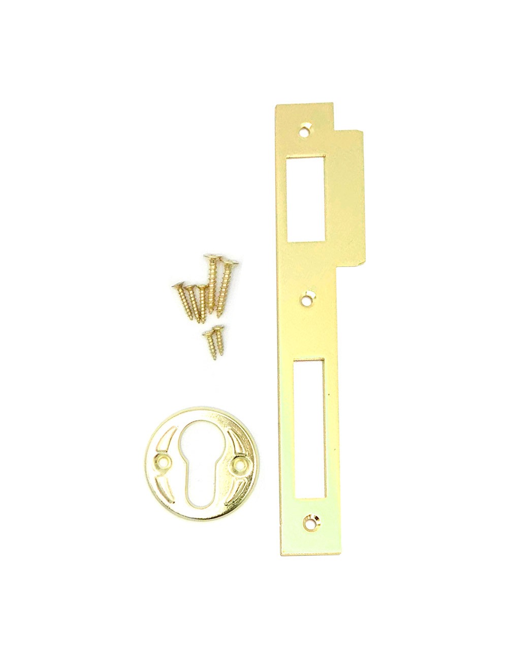 Cerradura embutir c/c cre12 50/85 mm latonado