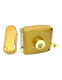 Cerradura sobreponer crs02 derecha 40 x 80 mm pintado oro