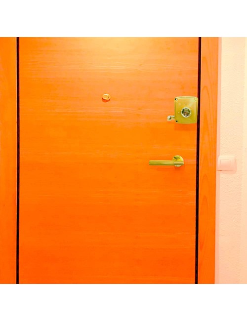 Cerradura sobreponer crs02 izda 40 x 80 mm pintado oro