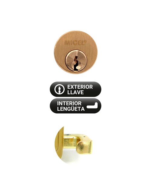 Cerradura sobreponer crs02 izda 60 x 120 mm pintado oro