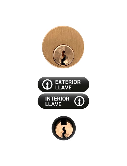 Cerrojo sobreponer crr07 105l/70 mm pintado gris