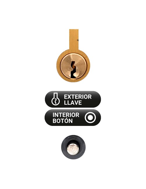 Cerrojo sobreponer crr08 86b/70 mm níquel