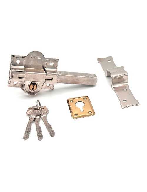 Cerrojo sobreponer crr09 86l/50 mm níquel