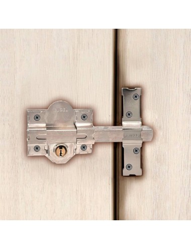Cerrojo sobreponer crr09 86l/50 mm níquel