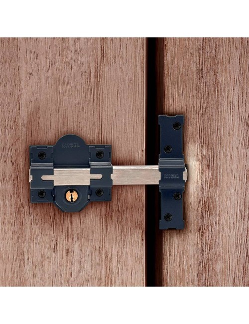 Cerrojo sobreponer crr09 86l/50 mm pintado gris