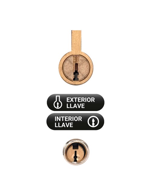 Cerrojo sobreponer crr09 86l/70 mm níquel