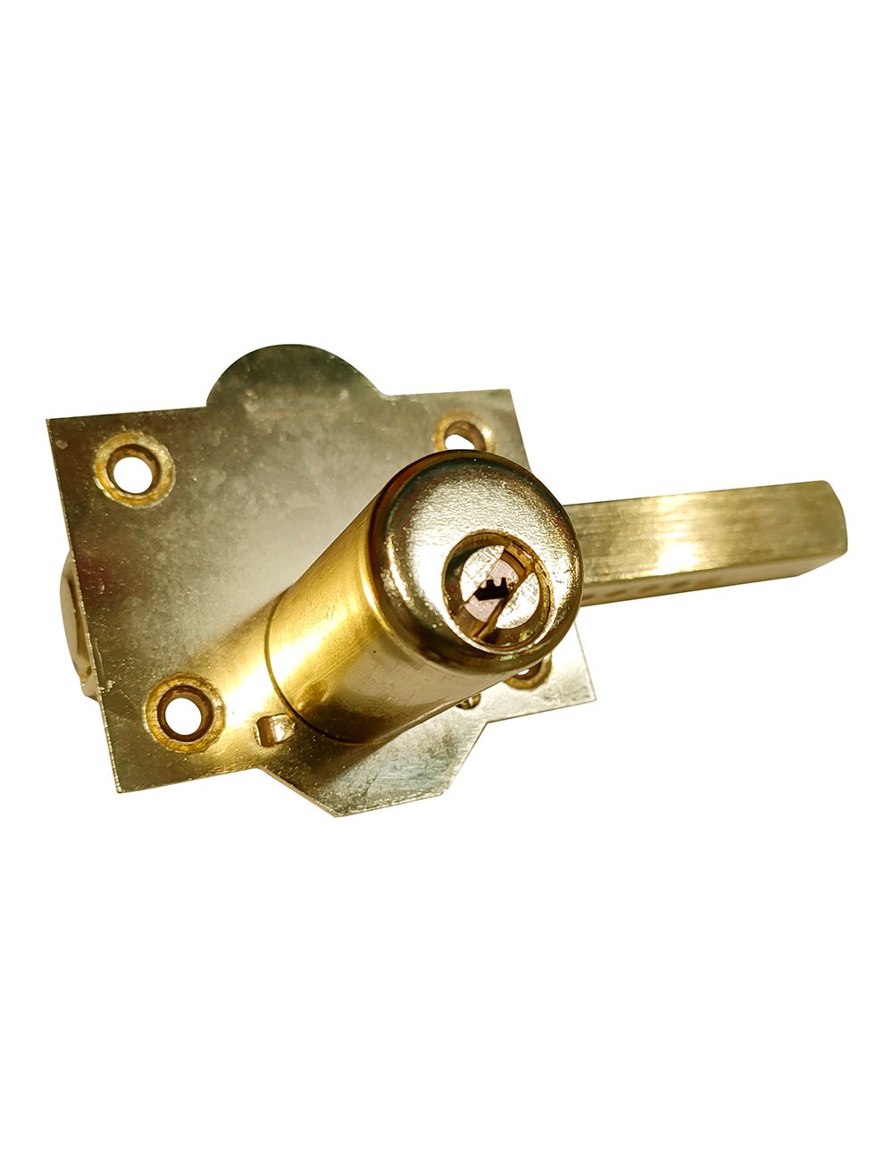 Cerrojo sobreponer crr10 86b/50 mm latón satinado