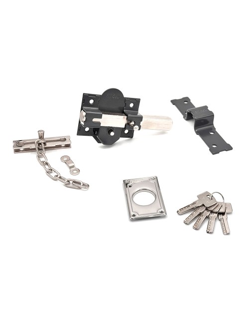 Cerrojo sobreponer crr10 86b/50 mm pintado gris