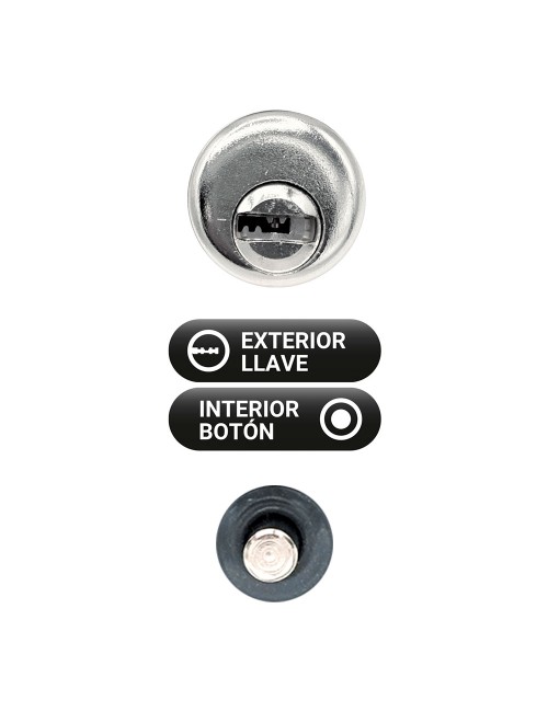 Cerrojo sobreponer crr10 86b/50 mm pintado gris