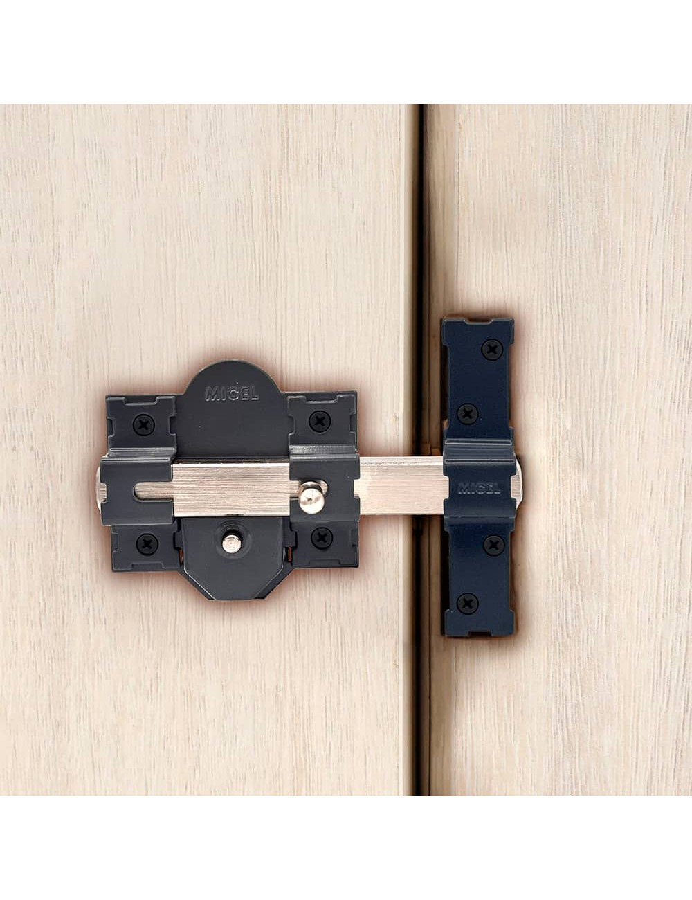 Cerrojo sobreponer crr12 86b/50 mm pintado gris