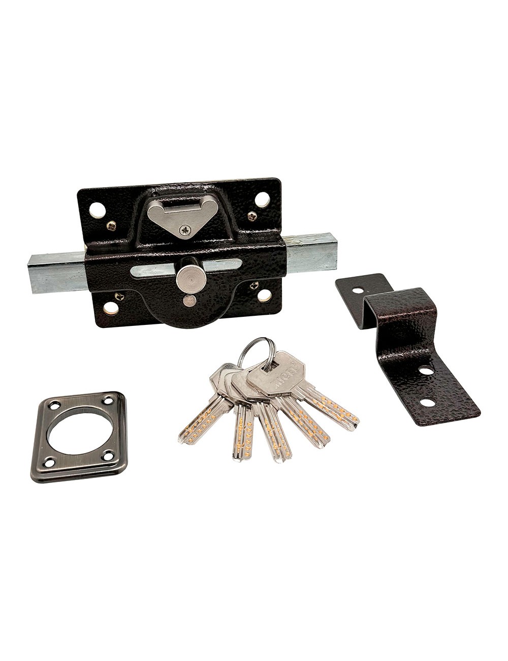 Cerrojo seguridad sobreponer crr02 marrón