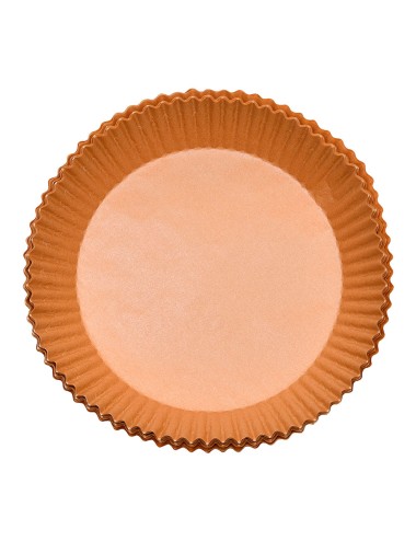 Bandeja de papel redondo para freidora de aire foodies mp, ø16 x 4,5 cm, 50 uds