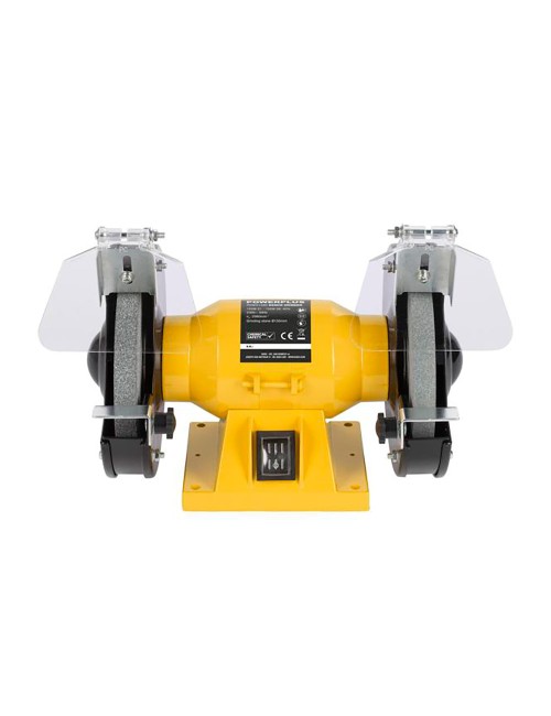 Esmeriladora de banco + 2 ruedas abrasivas de ø150 mm, 150 w