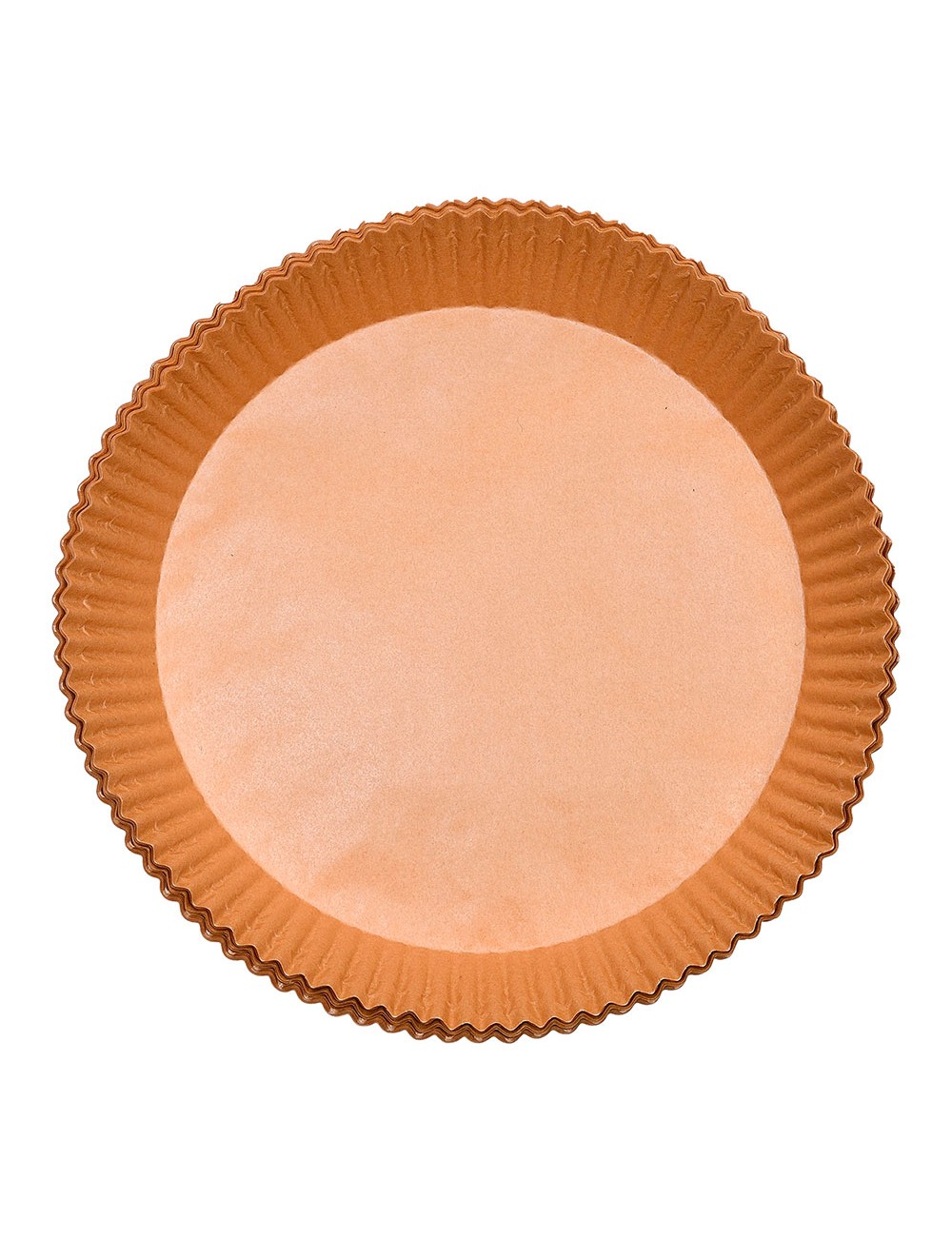 Bandeja de papel redondo para freidora de aire foodies mp, ø20 x 4,5 cm, 50 uds
