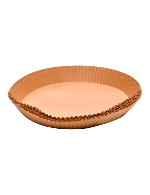 Bandeja de papel redondo para freidora de aire foodies mp, ø26 cm, 50 uds