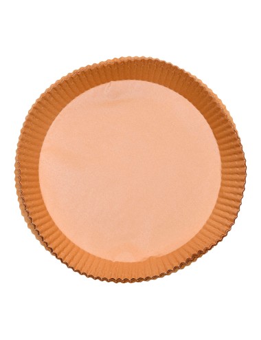 Bandeja de papel redondo para freidora de aire foodies mp, ø26 cm, 50 uds