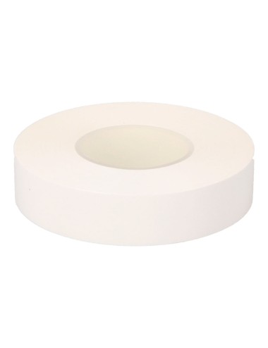 Cinta aislante eléctrica profesional pvc alta adhesion 19 mm x 33 m, blanca