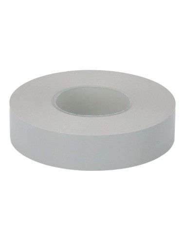 Cinta aislante eléctrica profesional pvc alta adhesión 19 mm x 33 m gris