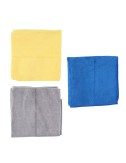 Paño de microfibra para limpieza de coche 35 x 35 cm, set 3 uds