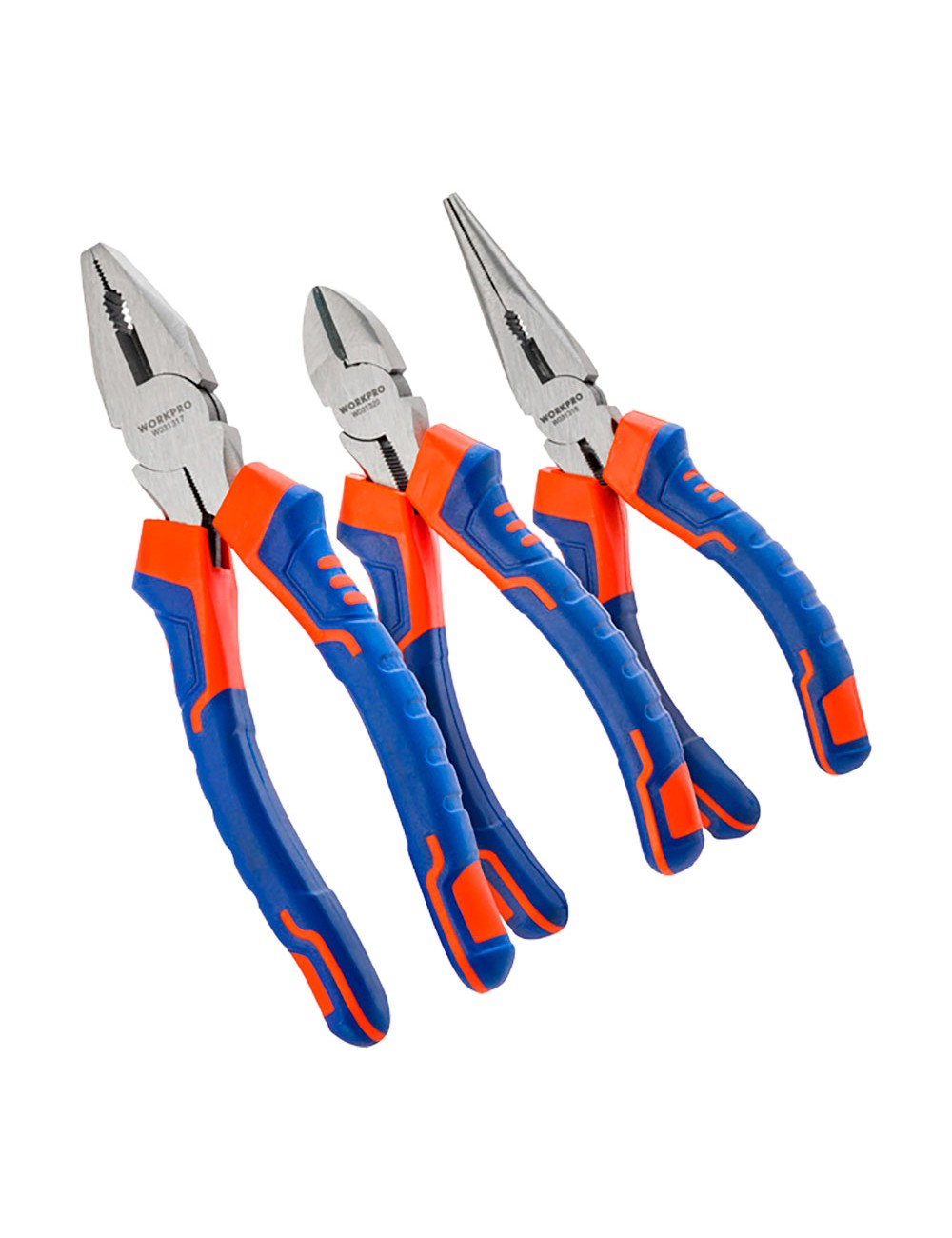 Juego de 3 alicates, 160 + 160 + 200 mm