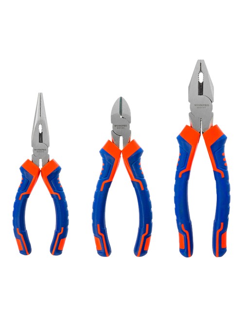 Juego de 3 alicates, 160 + 160 + 200 mm