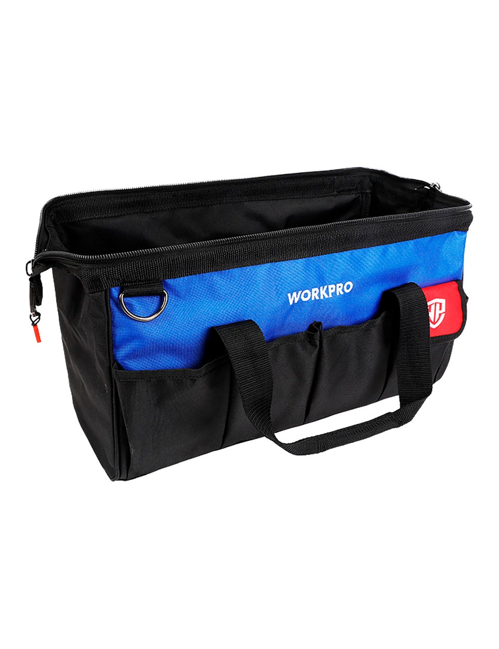 Bolsa de herramientas compartimiento principal con cremallera + 13 bolsillos, 460 mm