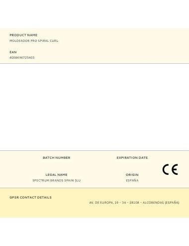Moldeador pro spiral curl