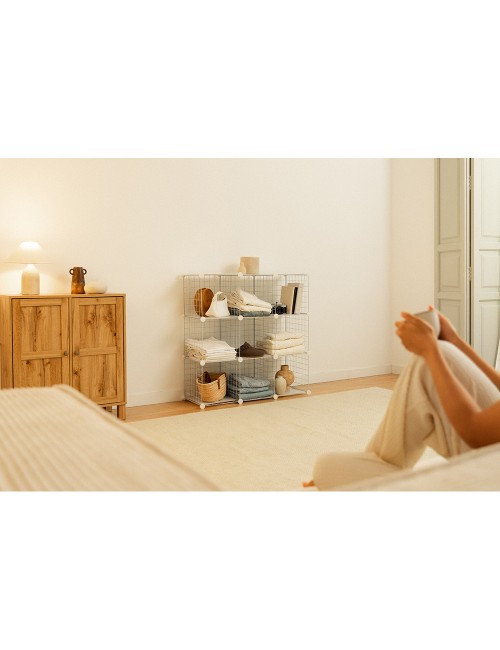 Estantería modular metálica titan c9 blanco