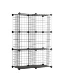 Estantería modular metálica titan c6 negro