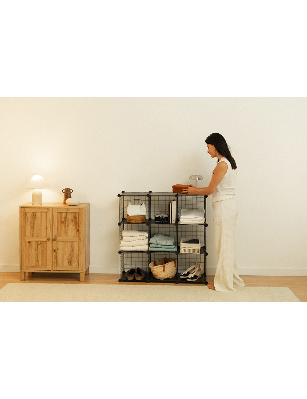 Estantería modular metálica titan c9 negro