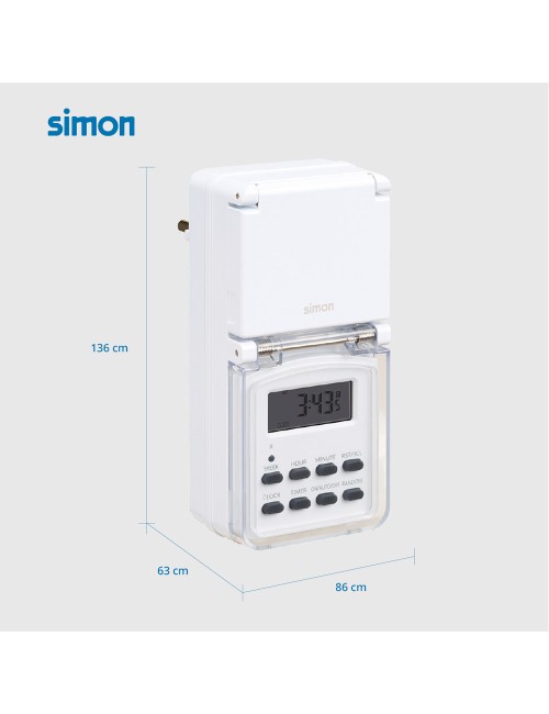 Programador digital semanal para exterior