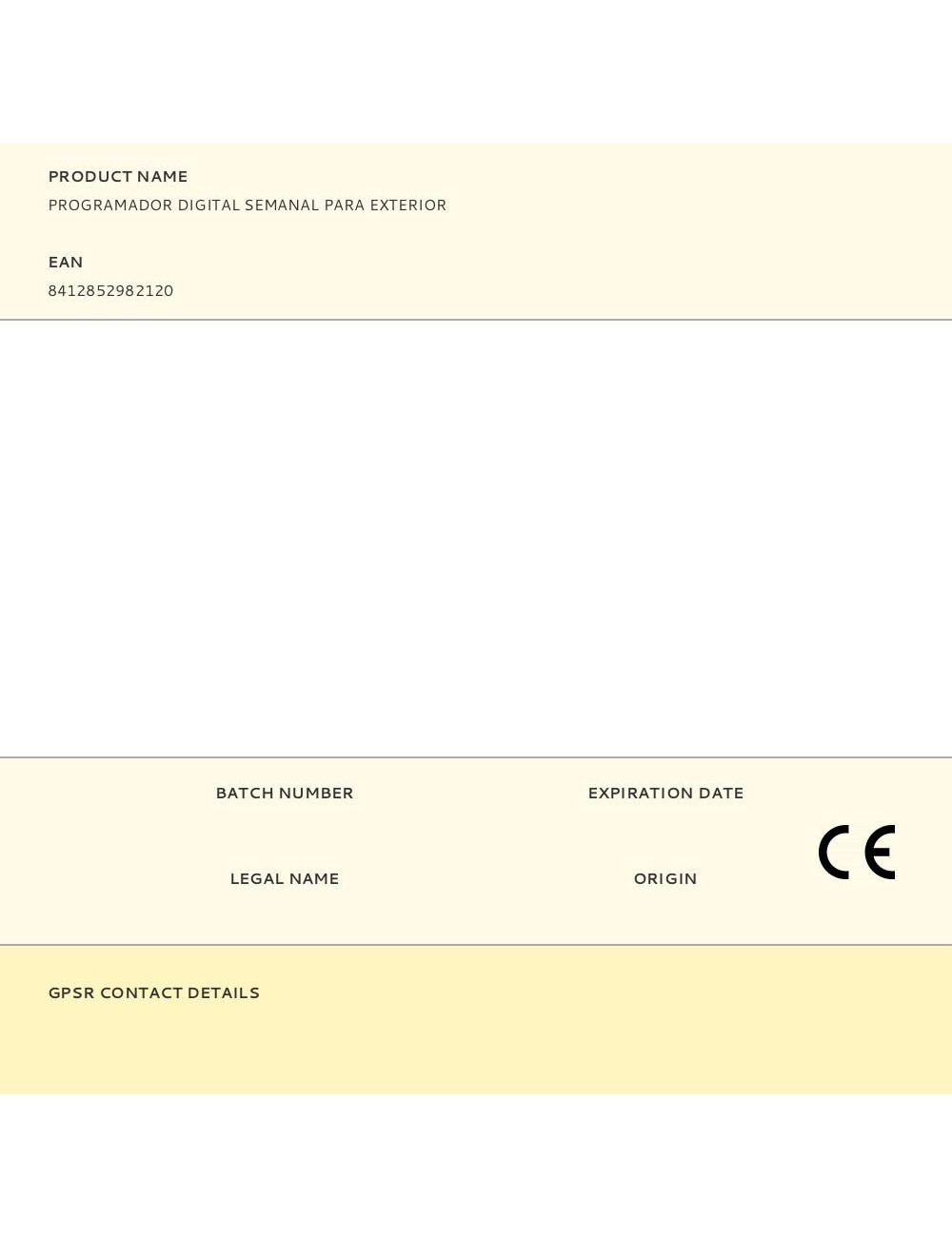 Programador digital semanal para exterior