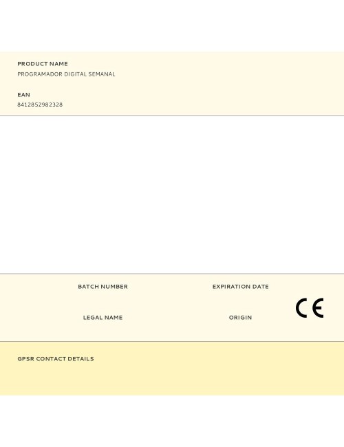 Programador digital semanal
