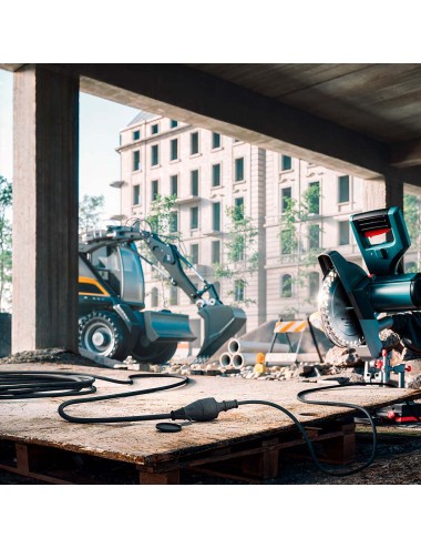 Prolongador profesional 20 m, ip44, h07rn-f 3 g 2,5 mm, 1 toma con tapa, 16 a 250 v~, negro