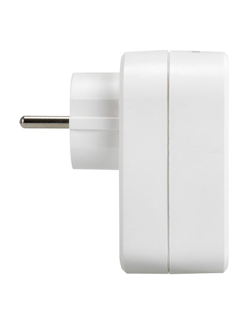 Adaptador combi 30 w usb a + c + 1 toma schuko, 16 a 250 v~, blanco