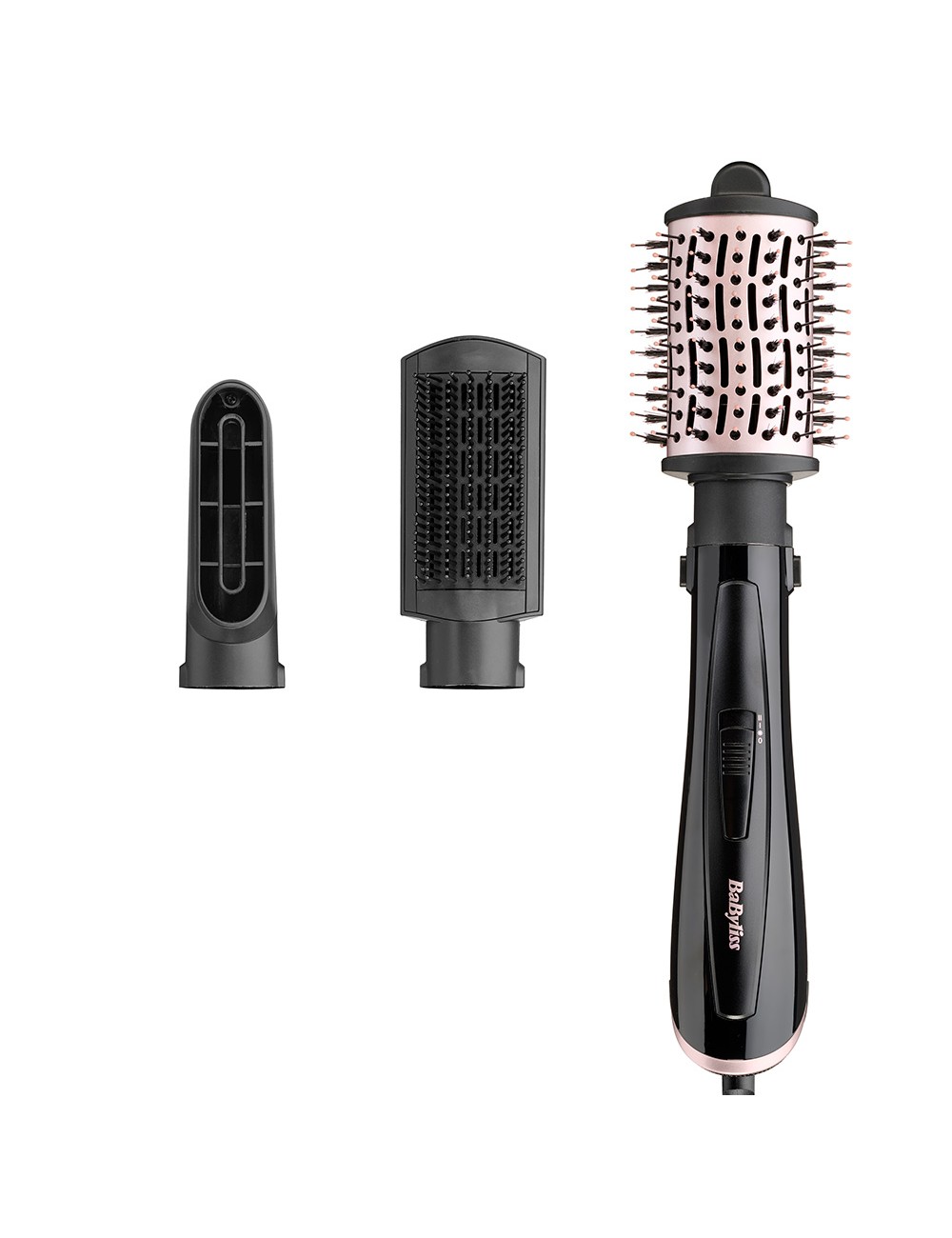 Cepillo de aire style smooth 1000 w iónico con 3 accesorios