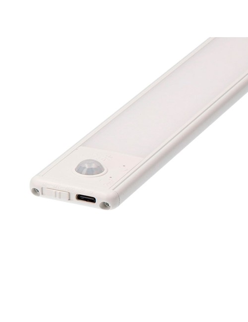 Regleta led regulable y recargable con sensor, magnética, 1,5 w, 3cct, 1500 mah, 14 x 40 x 306 mm