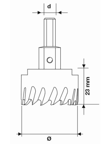 JGO CORONAS PERFORADORAS MWCP8 - 16-35 8PZ JGO CORONAS PERFORADORAS HSS 16-35 8PZ