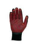 Guante nailon / licra con palma nitrilo foam/puntos, agility® dots, negro y rojo, t-10 xl