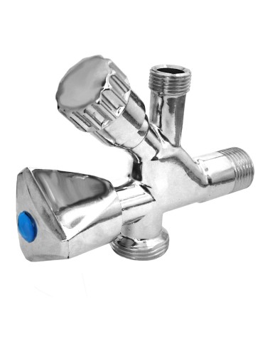 Válvula mixta lavadora lavabo ø½ x ¾ x 3/8 pulg