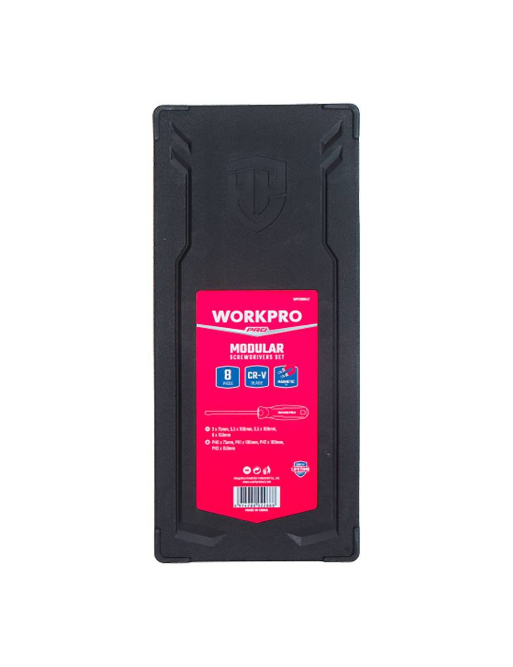 Destornilladores de 75/100/150 mm, juego 8 piezas