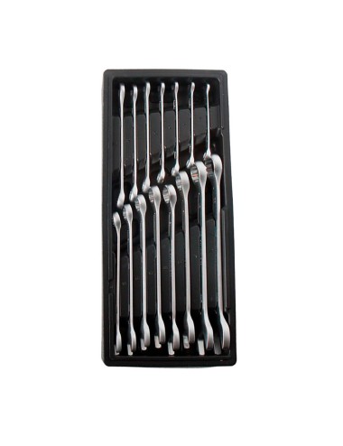 Llaves combinadas, fija - estrella, 7-22 mm, 15 piezas