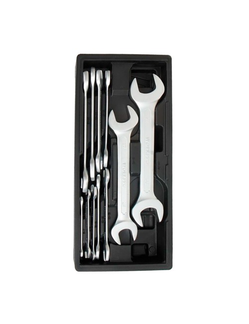 Llaves fijas de doble boca, juego 11 piezas