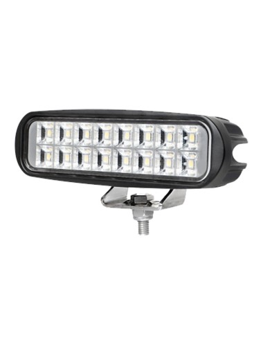 Faro de trabajo rectangular 16 leds 1500 lm 9 - 32 v ip67